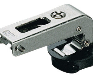 Glasdeurscharnier voor vitrinedeur 4–6 mm met zelfsluiting