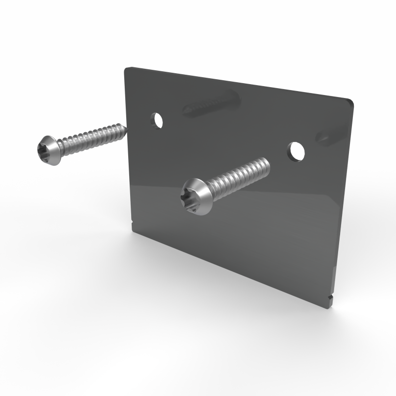 Eindschotje 80 mm sierlijst – laag – RAL gecoat – inclusief RVS schroef 6 Eindschotje 80 mm sierlijst – laag – RAL gecoat – inclusief RVS schroef - Afbeelding 4