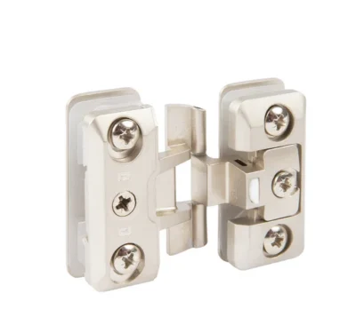 Glas-glas scharnier voor vitrinedeur 5–8 mm - Afbeelding 2