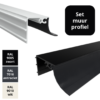 Profielset Muurprofiel 58 mm – Aansluitprofiel Dakbeglazing