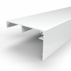 Zijkant Sier Kliklijst 122x70mm voor lichtstraat t.b.v. 58mm afdekprofielset