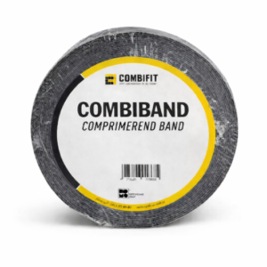 Compressband 15x5 mm antraciet 6,6mtr