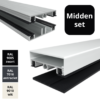 Klemprofielset Midden 58 mm – Profiel voor dakbeglazing