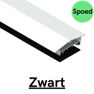 SPOED – Zadeldak nokprofielset – 3,5 meter – Zwart RAL 9005