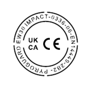 Alternative view of Pyroguard Impact EW30 7 mm brandwerend veiligheidsglas (30 minuten EW)