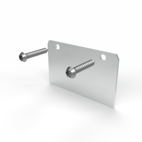 Eindschotje 80 mm – laag – blank aluminium – inclusief RVS schroef 5 Eindschotje 80 mm – laag – blank aluminium – inclusief RVS schroef - Afbeelding 3