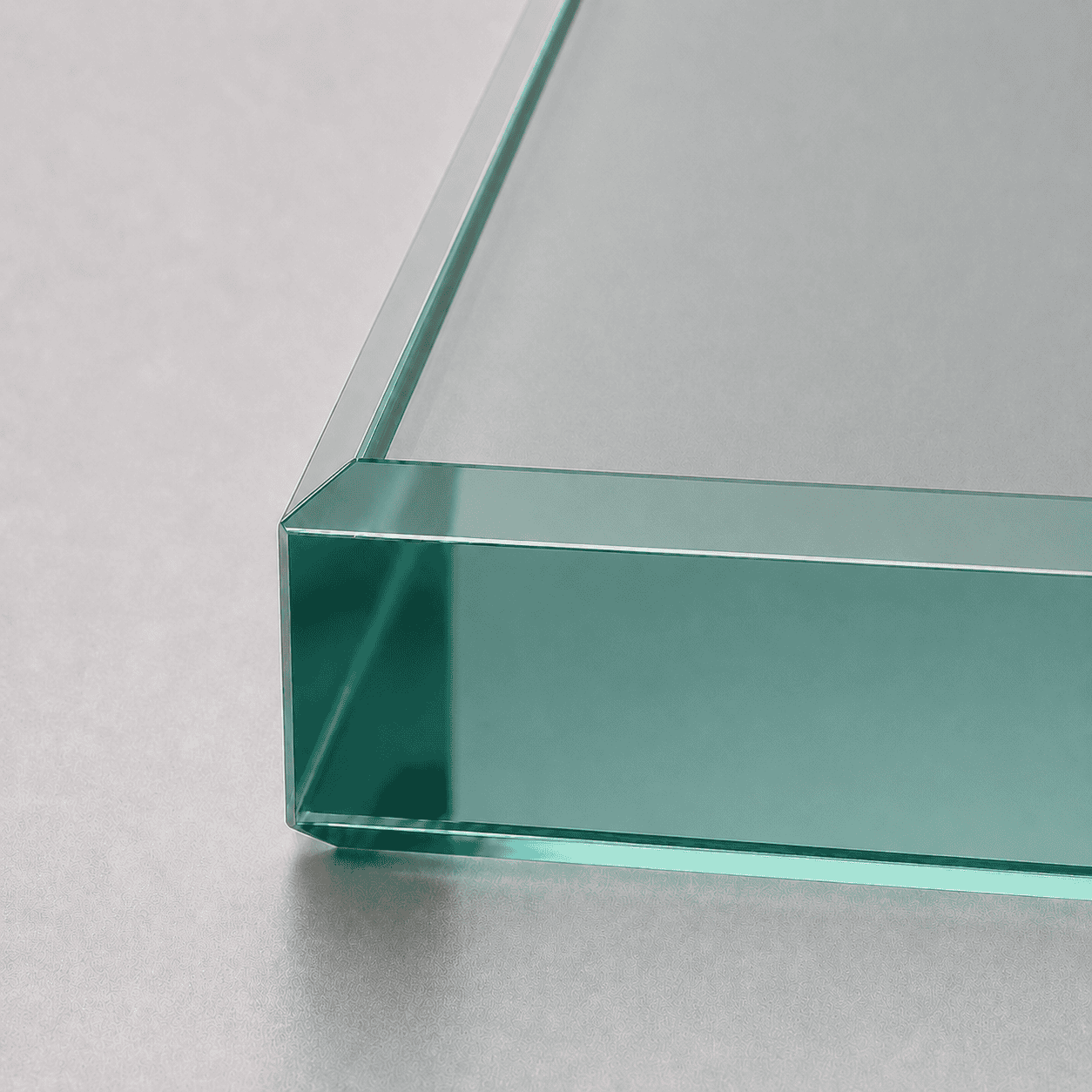 Poly geslepen randen