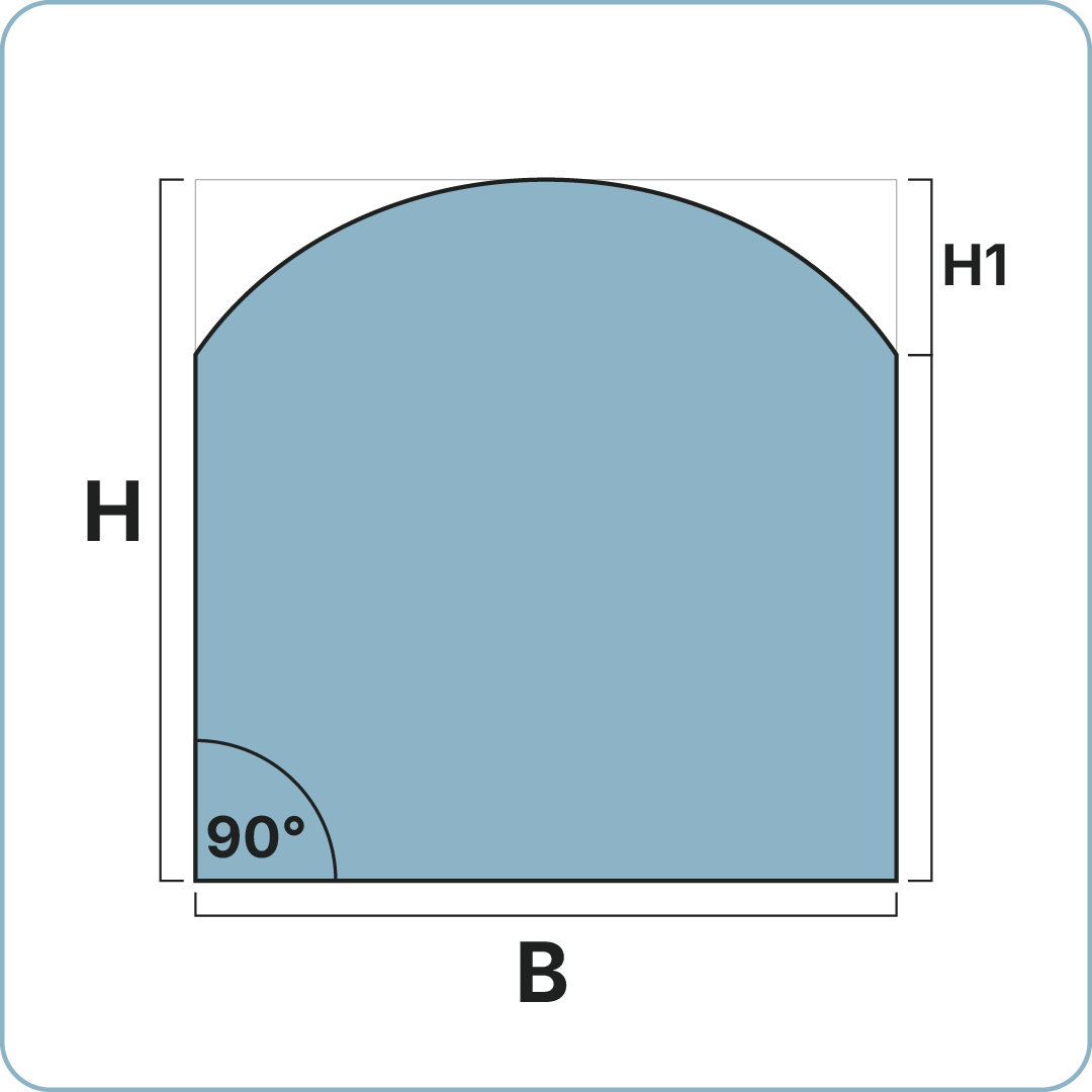 32. Halve ellips met radius